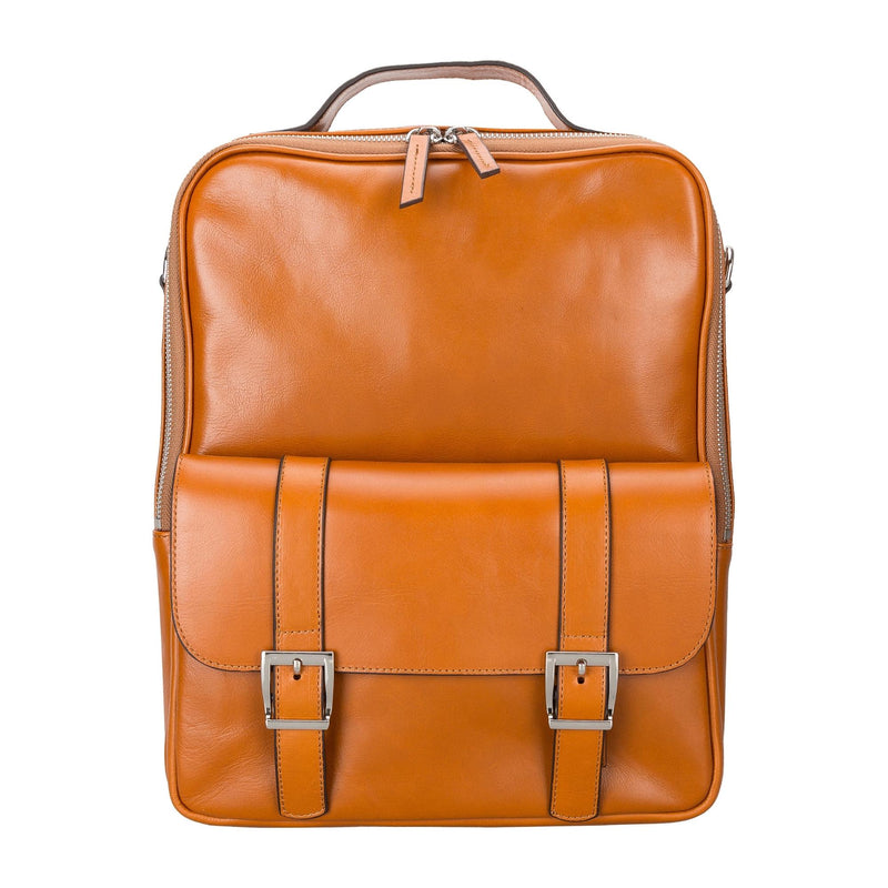 Elmira Leather Laptop Backpack for Men and Women-5