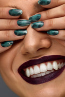 Emerald Amber | Soft & Durable Press-On Nails-1