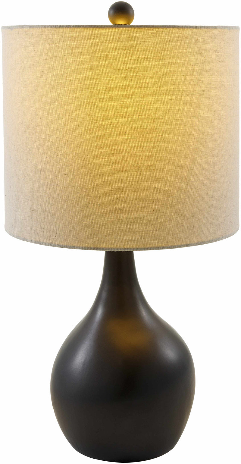 Sparanise Black Ceramic Table Lamp-1