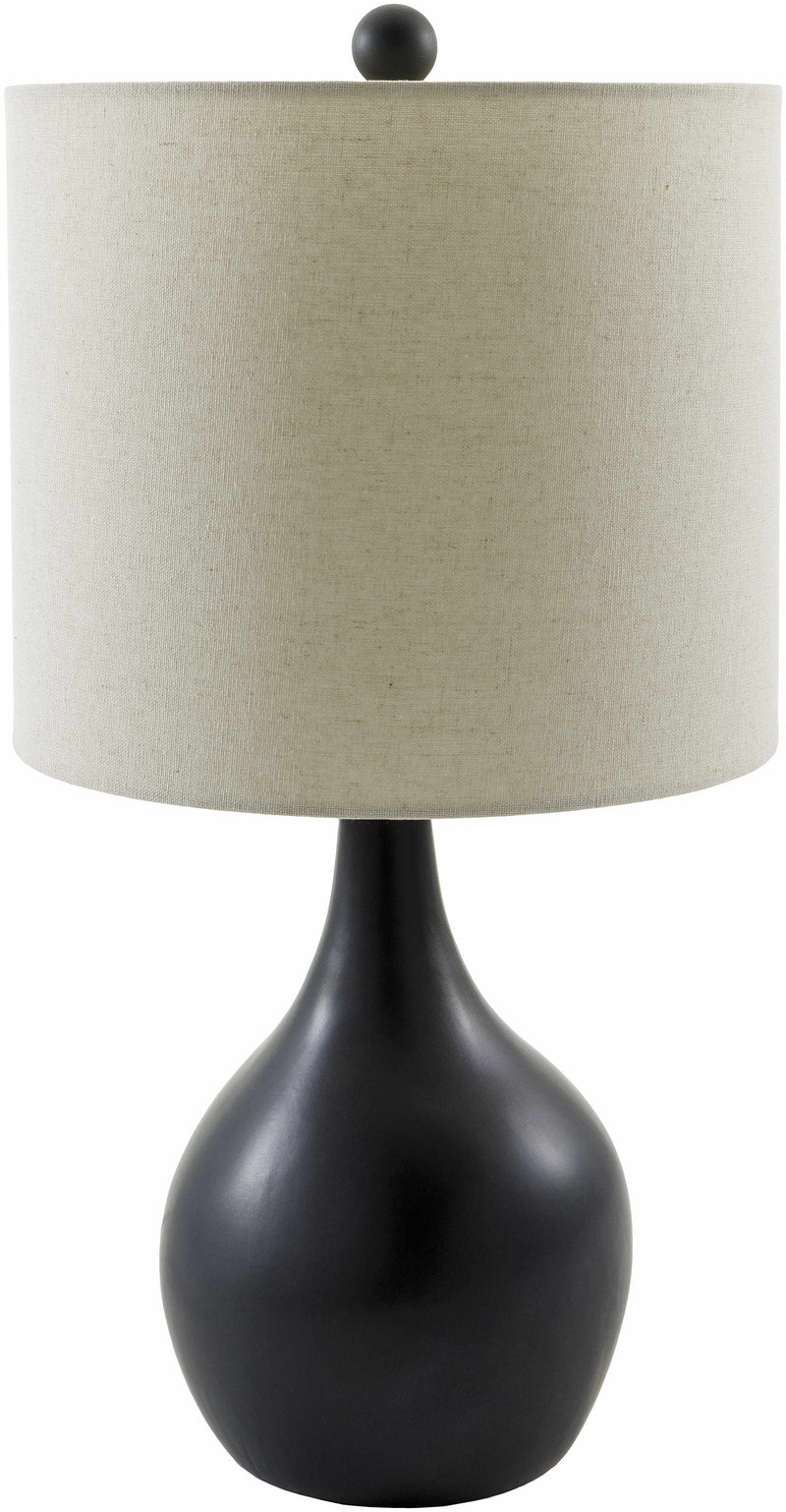 Sparanise Black Ceramic Table Lamp-0