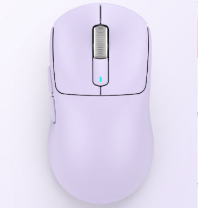 Color: Lavender Antislip Tape - Wired Wireless Bluetooth Three-mode Rechargeable Lightweight Mouse