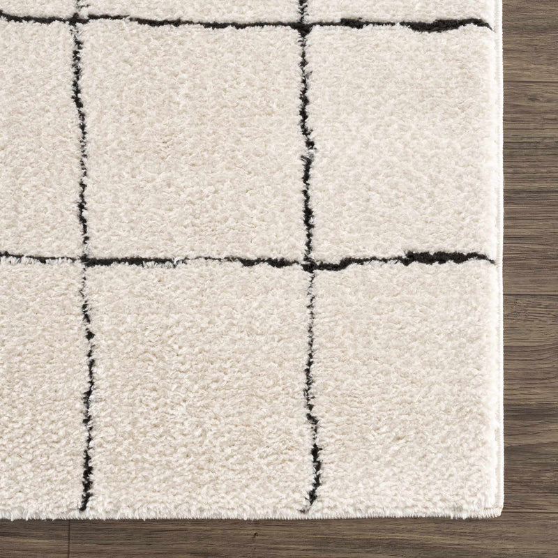 Sample Keanu Black & White Area Rug - Clearance-0