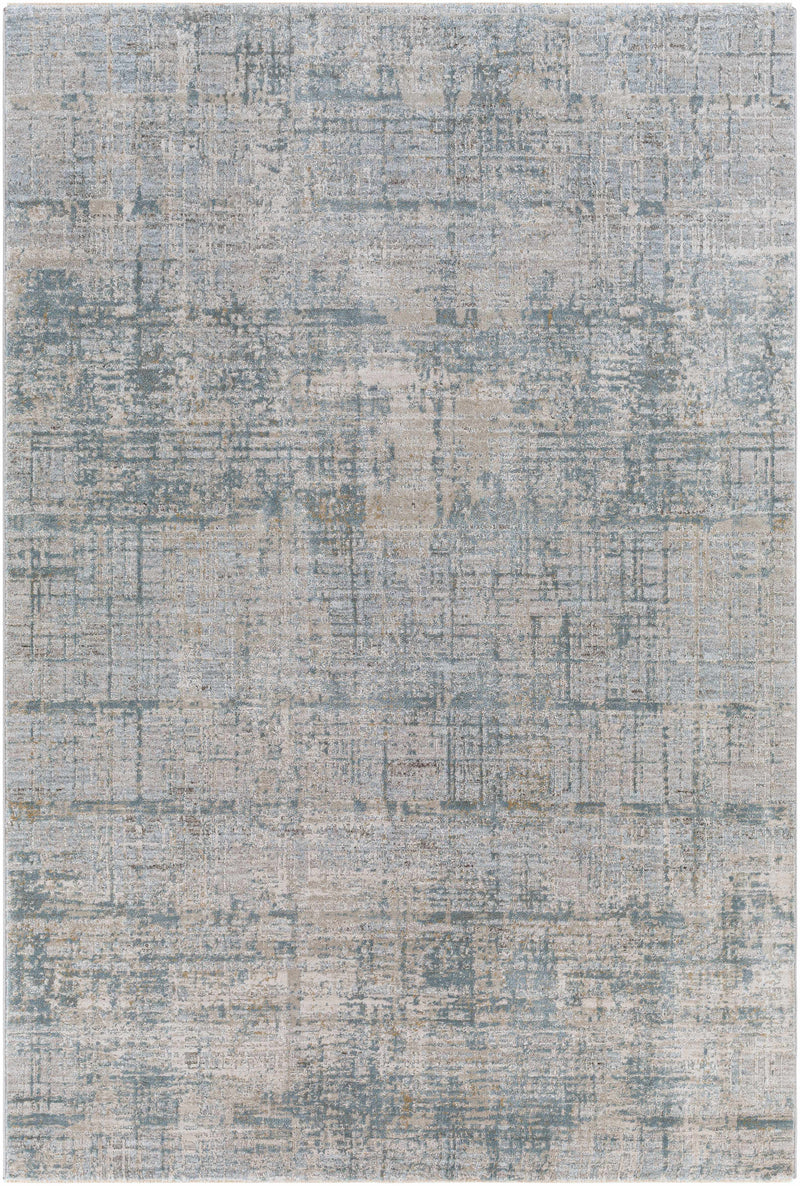 Fallin Gray Abstract Striped Area Carpet-2