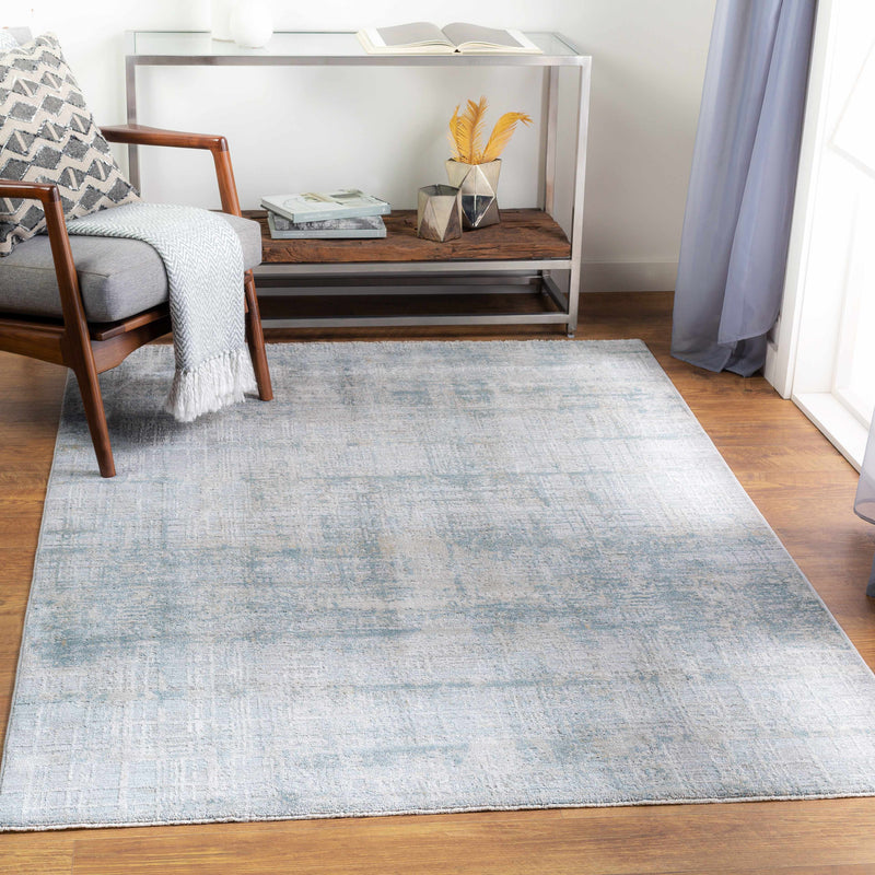 Fallin Gray Abstract Striped Area Carpet-0