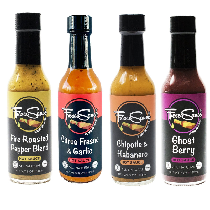 Sauce Lover 4 Pack Hot Sauce Gift Box-0