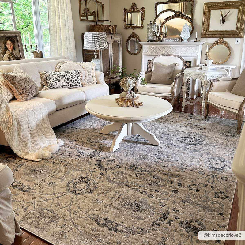 Sample Georgiana Beige Area Rug-0