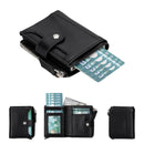 Glenrock Genuine Cowhide Leather Pop Up Card Holder Wallet-5