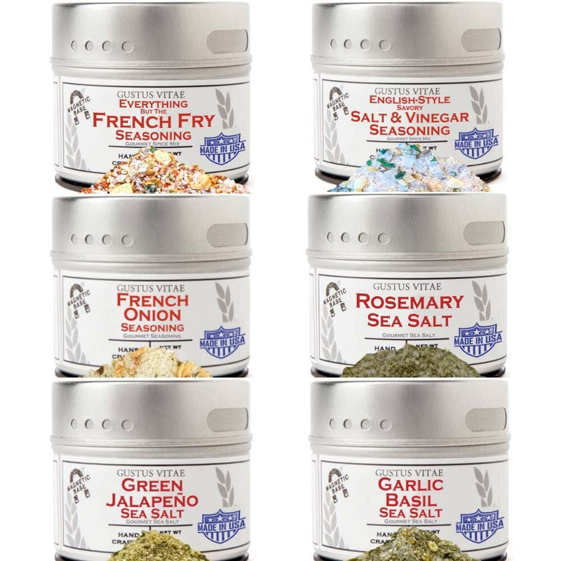 Gourmet French Fry Seasoning Set - Six Pack-0