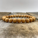 Union - Cedar Wood Mala Beaded Bracelet-1