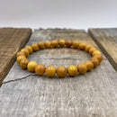 Union - Yellow Sandalwood Mala Beaded Bracelet-2