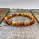 Union - Yellow Zebrawood Mala Beaded Bracelet-2