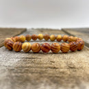 Union - Yellow Zebrawood Mala Beaded Bracelet-1