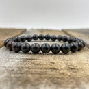 Union - Ebony Blackwood Mala Beaded Bracelet-1