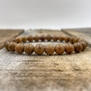 Union - Zebrawood Mala Beaded Bracelet-1