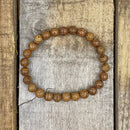 Union - Zebrawood Mala Beaded Bracelet-3