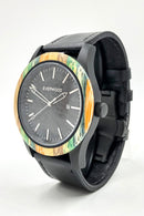 Inverness - Multi Bamboo & Black Leather-1