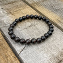 Union - Ebony Blackwood Mala Beaded Bracelet-3