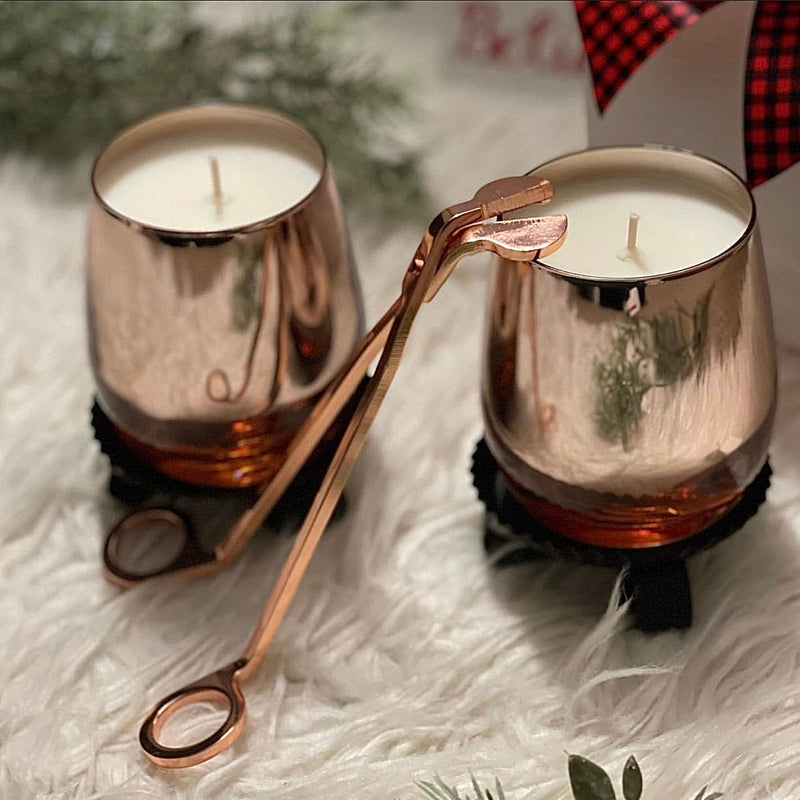 Cozy Winter Day Candle Rose Gold-1