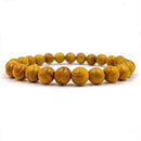 Union - Yellow Sandalwood Mala Beaded Bracelet-0