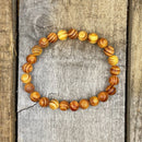 Union - Yellow Zebrawood Mala Beaded Bracelet-3