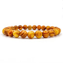Union - Yellow Zebrawood Mala Beaded Bracelet-0
