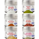 Japanese Seasoning Gift Set - Tastes of Japan - Artisanal Spice Blends Six Pack-0