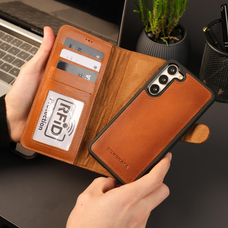 Leather Samsung Galaxy S25 Plus Wallet Case | Buffalo ( Pre-Sale )-5