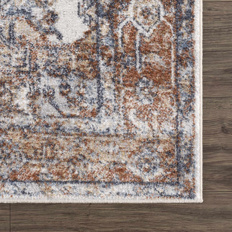 Sample Rust Hera Washable Area Rug-0