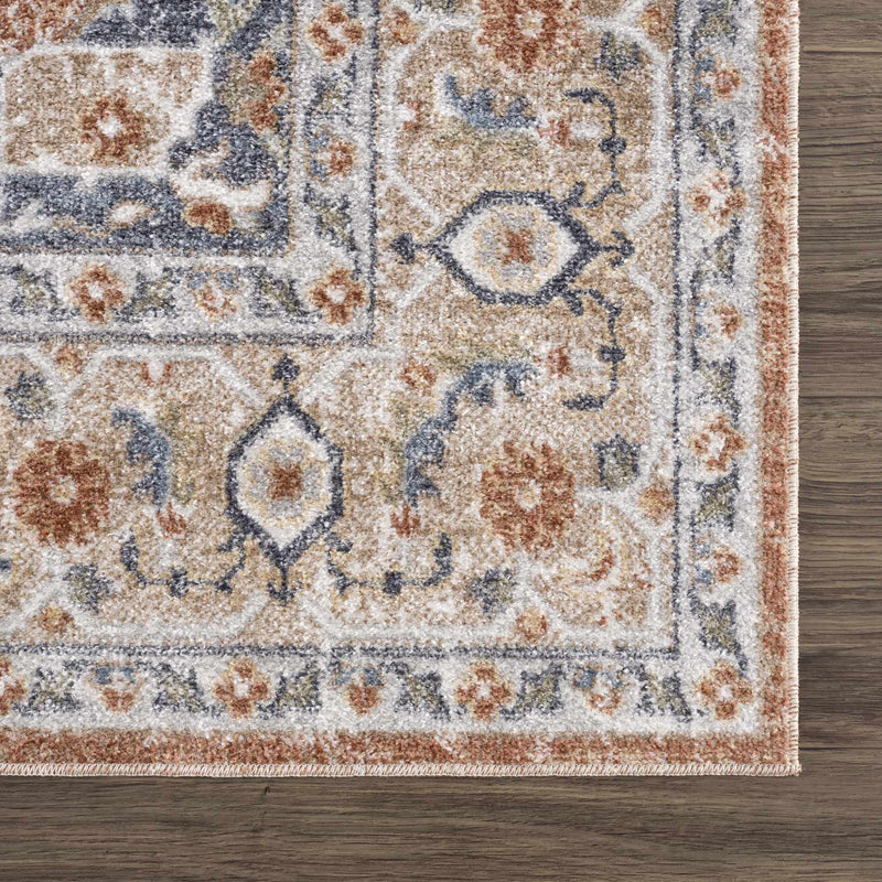 Sample Gael Rust Washable Area Rug-0