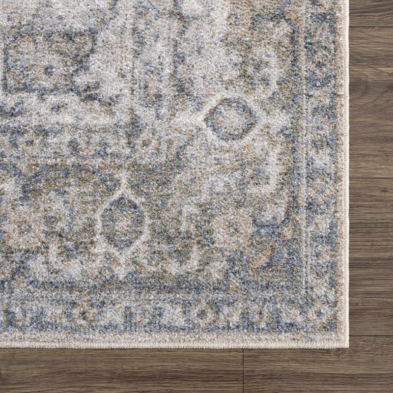 Sample Gael Blue Washable Area Rug-0