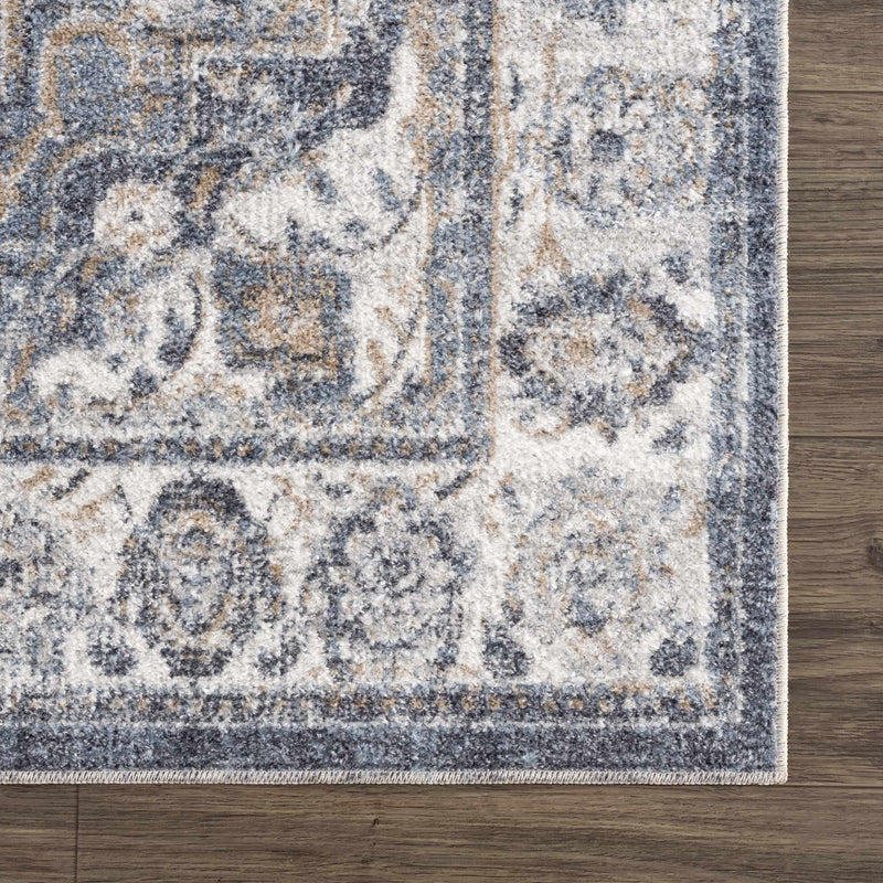 Sample Aurum Blue Washable Area Rug-0