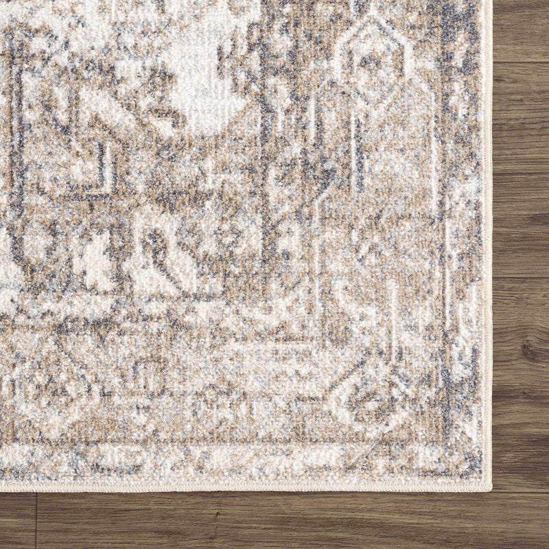 Sample Hera Brown&Cream Washable Area Rug-0