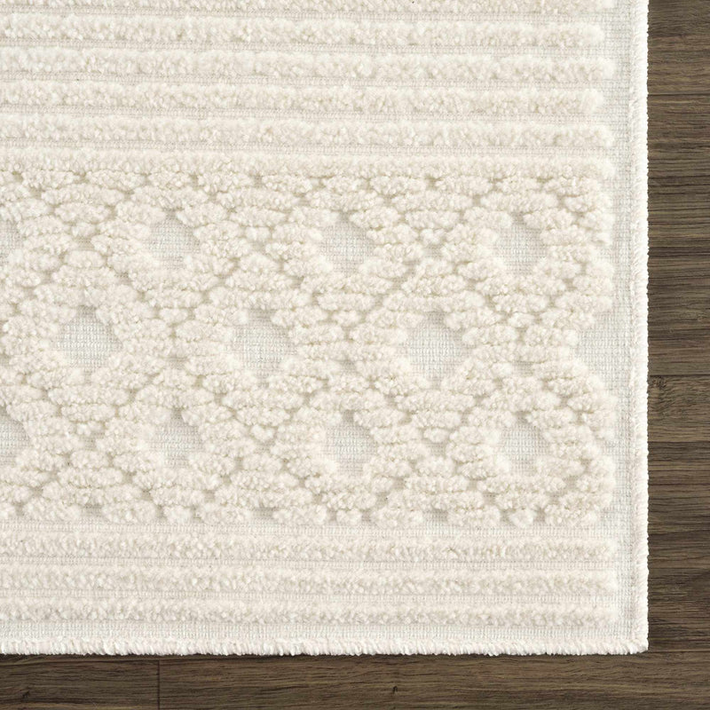 Sample Drago White Washable Area Rug-0