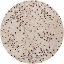 Elsu Beige&Burgandy Wool Rug-4
