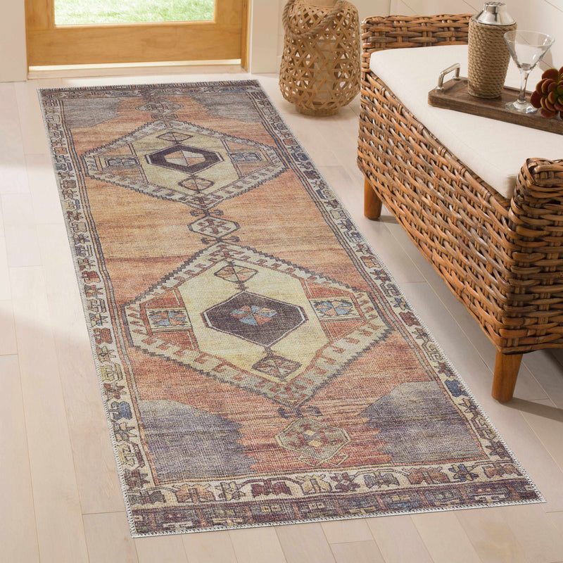 Medinah Washable Runner & Area Rug-4