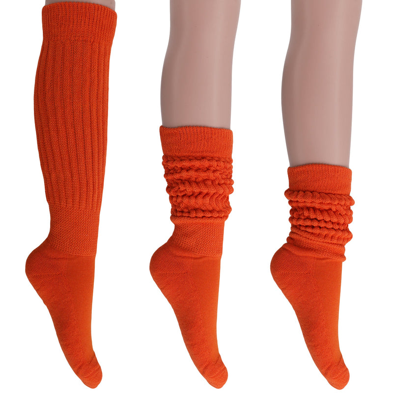 1 Pair - Women's Extra Long Heavy Slouch Cotton Socks-5