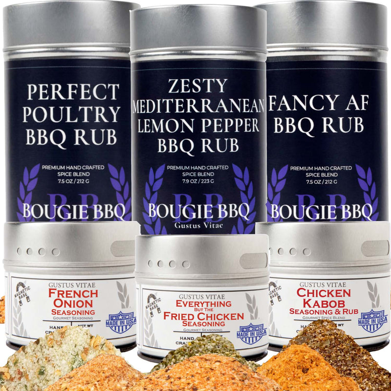 Perfect For Poultry | Complete 6 Pack Collection | Gourmet Seasonings and Rubs For Chicken, Duck, Turkey, and Wild Game-0