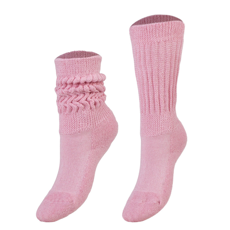 1 Pair - Kids Slouch Socks Knee High Long Cotton Scrunch Socks 3 to 15 Years Old-3