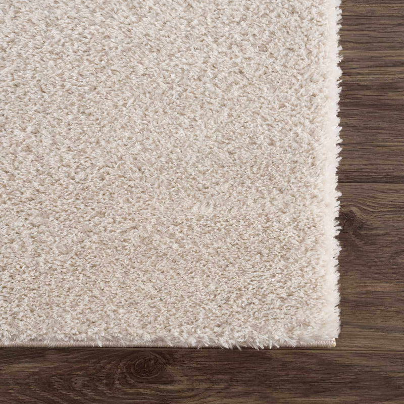 Sample Heavenly Solid Beige Plush Rug-0