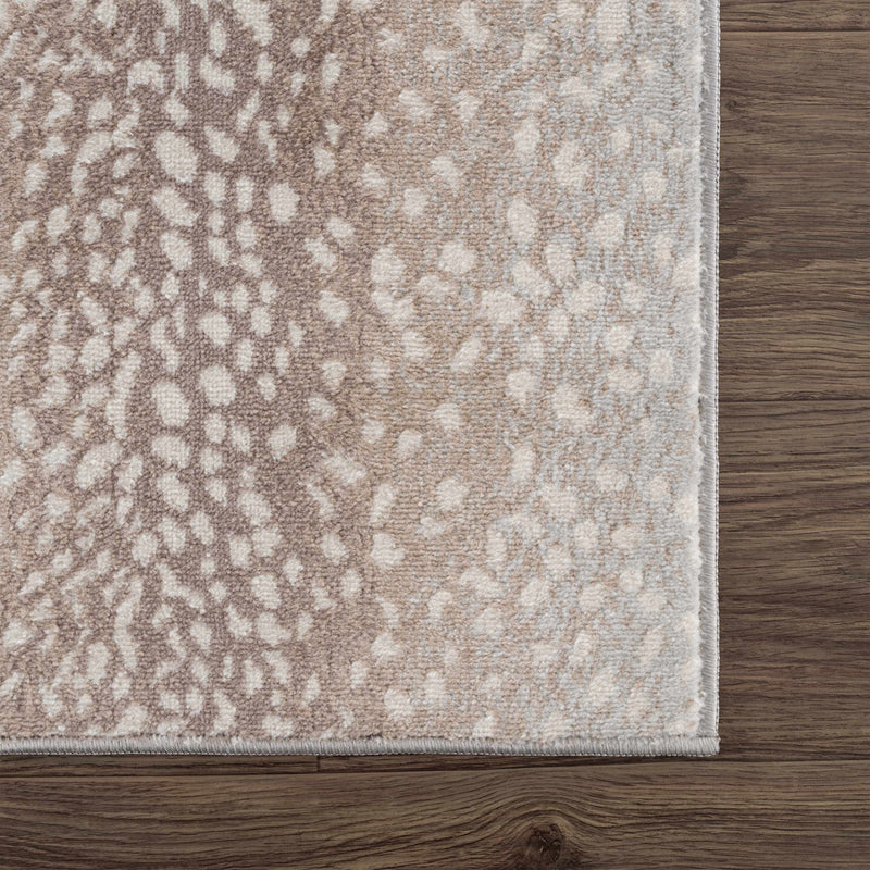 Sample Pointblank Tan Leopard Print Rug-0