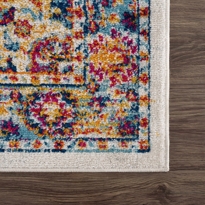 Sample Istanbullu Blue & Orange Area Rug-0