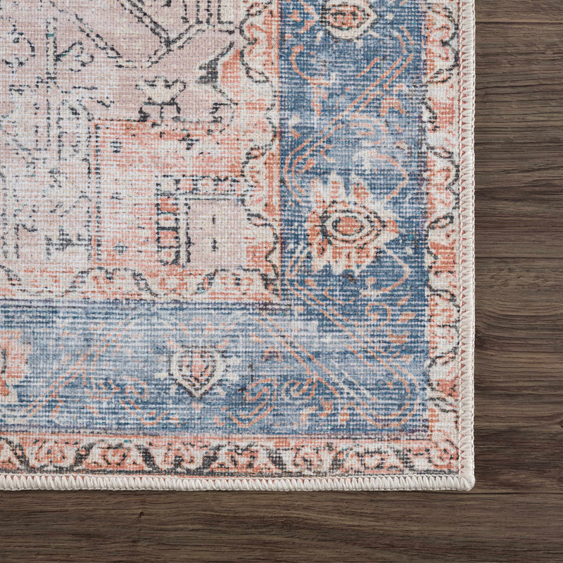 Sample Rosman Distressed Washable Rug-0