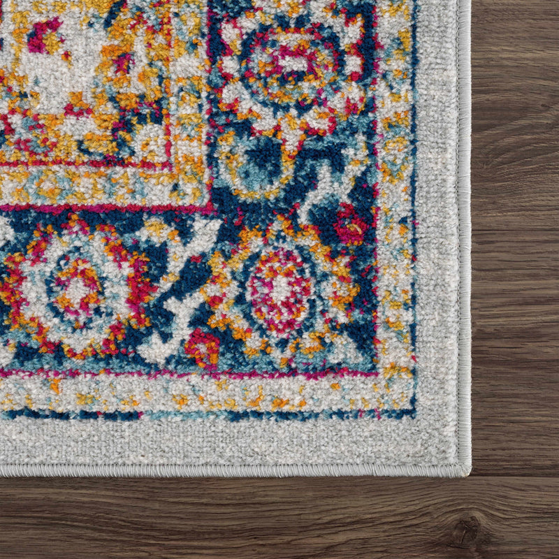 Sample Istanbul Medallion Orange Area Rug-0