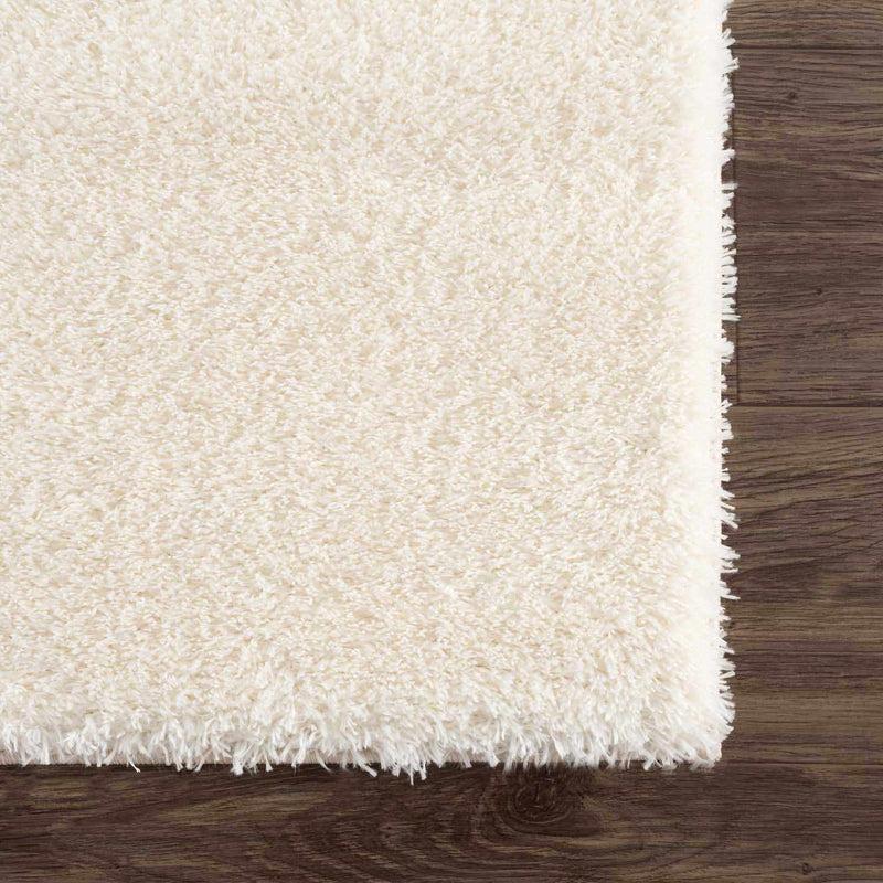 Sample Heavenly Solid Cream Plush Rug-0