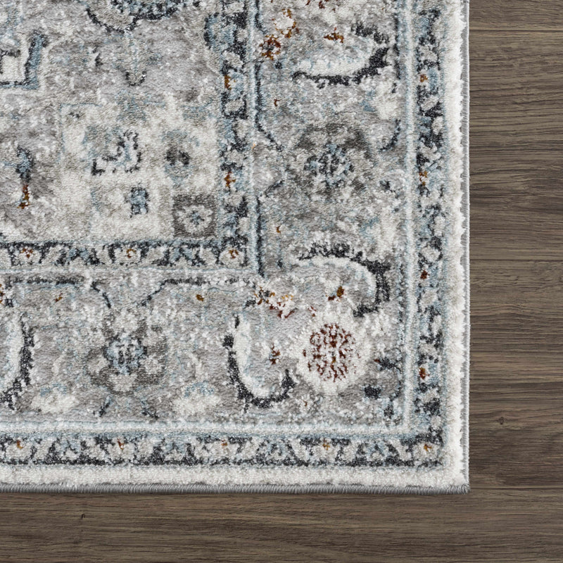 Sample Liverpool Gray & Blue Area Rug - Clearance-0