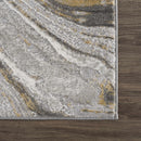 Sample Live Marble Gray & Gold Area Rug-0