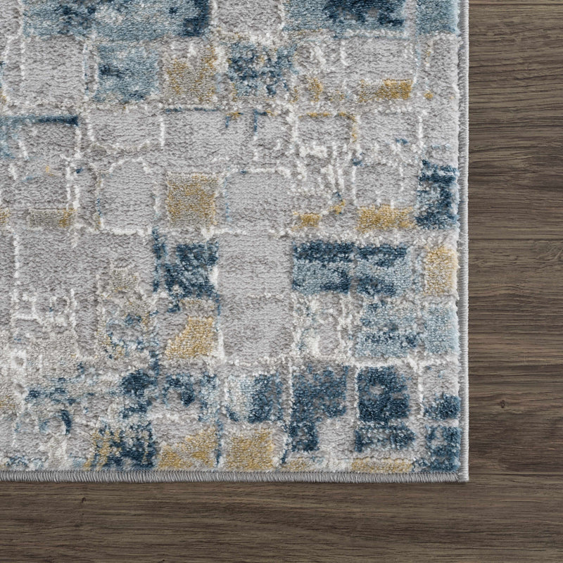 Sample Liveri Abstract Blue Area Rug-0