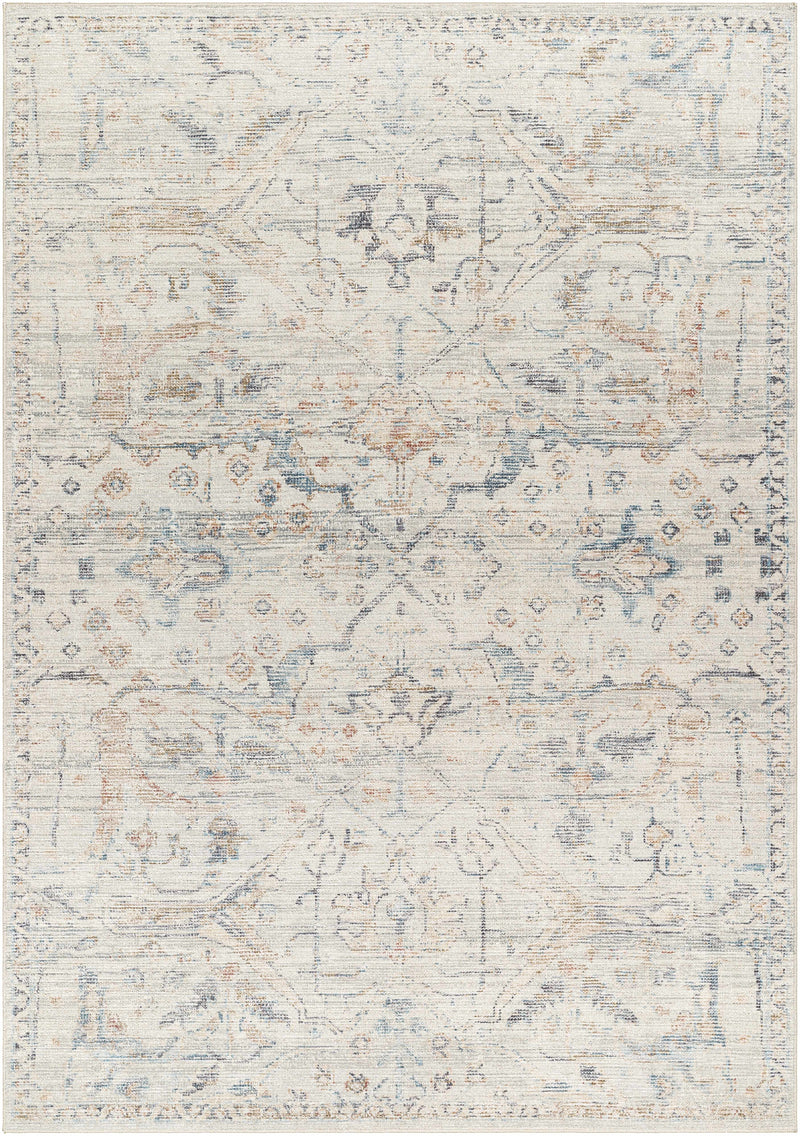 Marlene Damask Off White & Blue Area Rug - Becki Owens x Livabliss-6