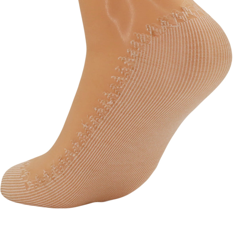 20 Pairs - Anti-Slip Sheer Ankle Socks for Women with Cotton Sole-3