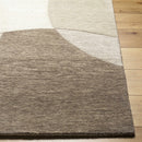 Cassiopeia Dark Brown & Beige Area Rug-1